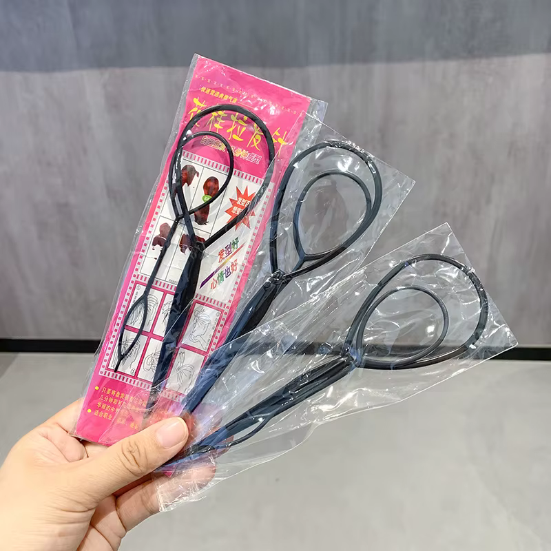 Outil de coiffure : Aiguille magique pour faire des chignons, accessoire de coiffure pour queue de cheval, pour enfants