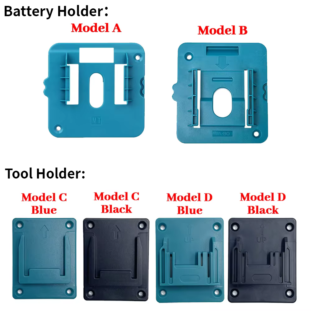 5 pièces support de batterie pour Makita 18V Li-ion batterie outils support de Machine support de stockage support mural pour BL1860 BL1850 (sans batterie)