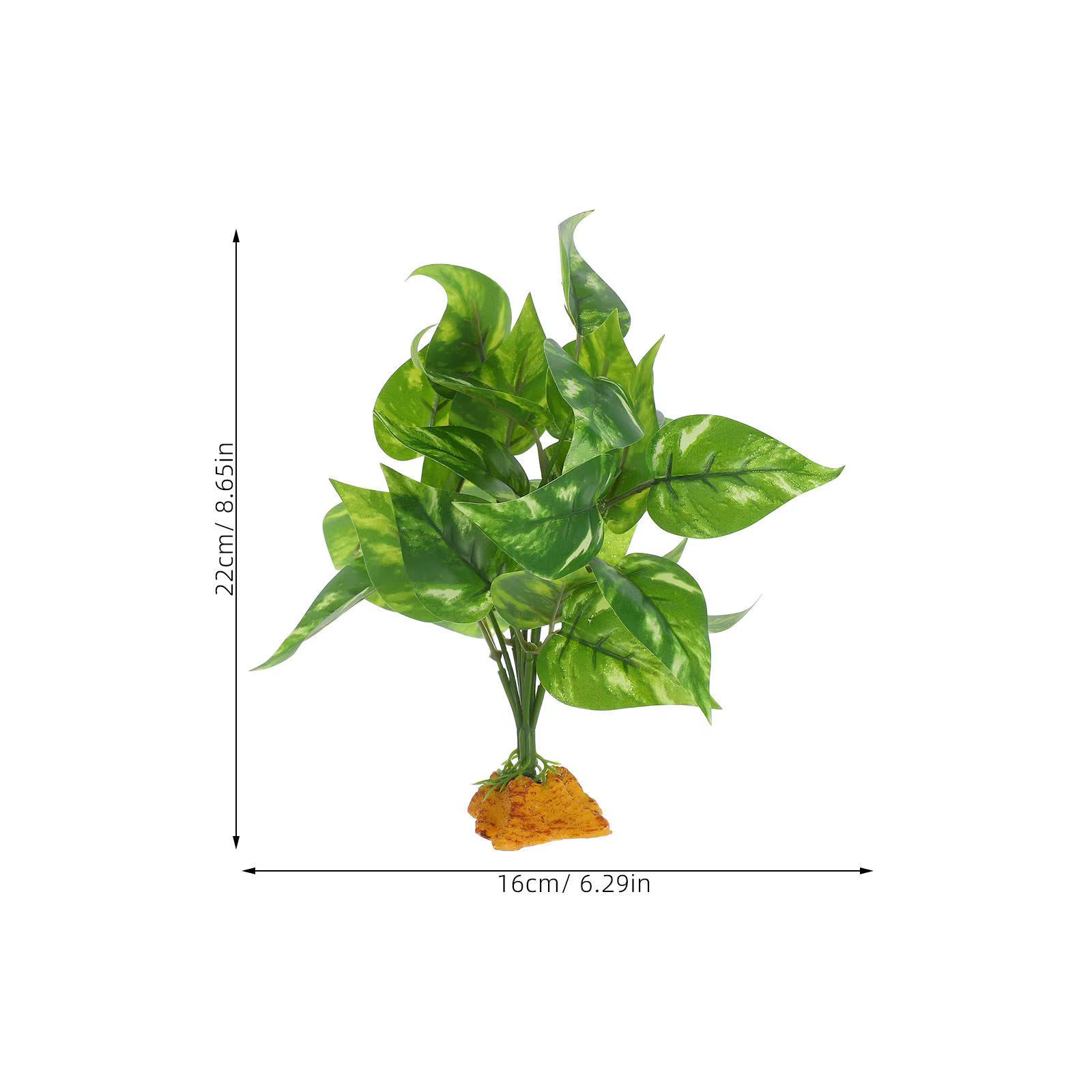 Plantes artificielles pour terrarium, habitat réaliste pour reptiles, bonsaï, plante artificielle, décoration pour terrarium de dragon barbu, accessoires pour aquarium de poissons