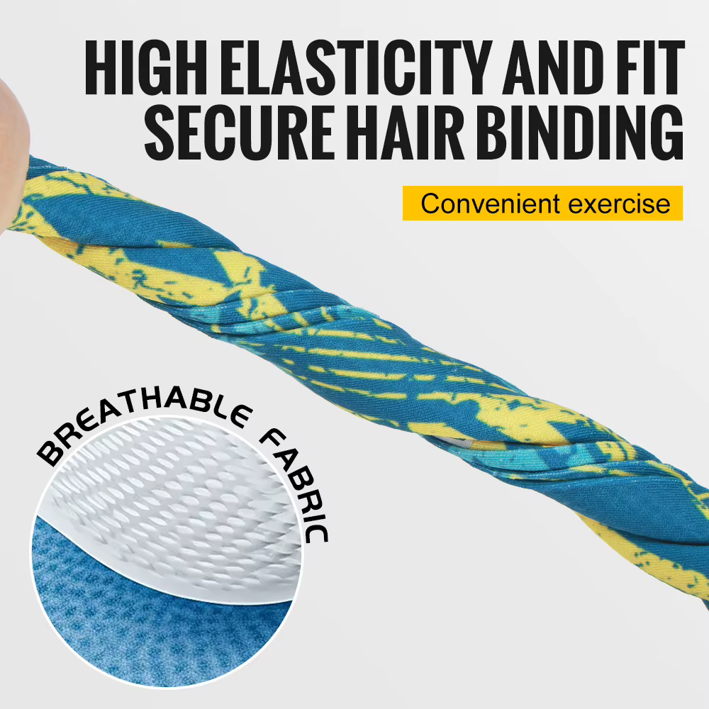 WRELS sport bandeau évacuant l'humidité entraînement bandeaux pour la course Yoga séchage rapide élastique mode Fitness