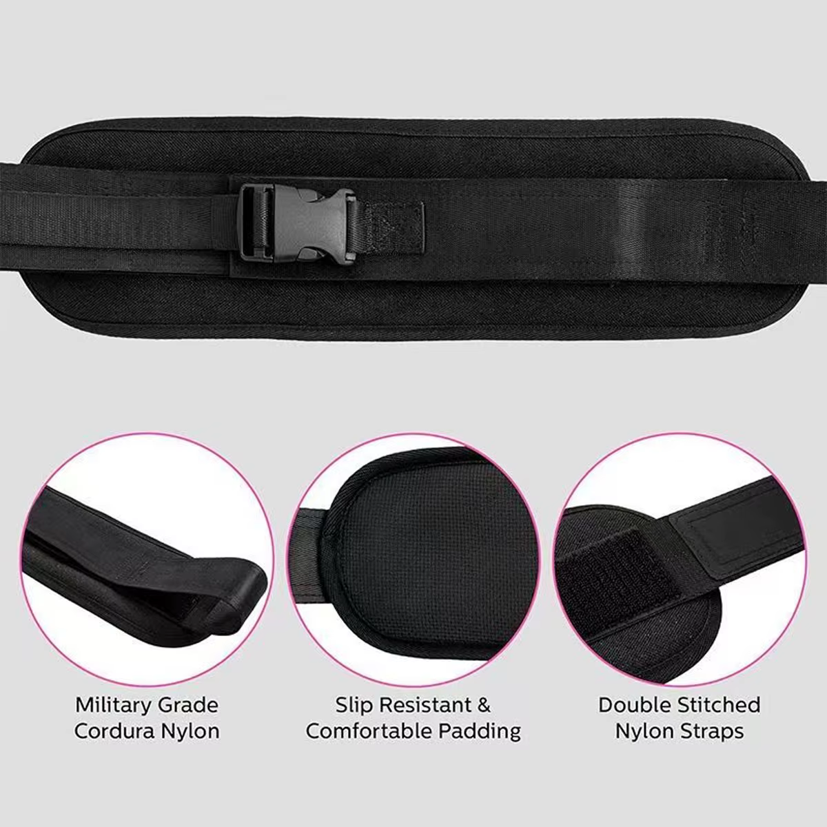 Ceinture de poussée de hanche pour haltères et kettlebells