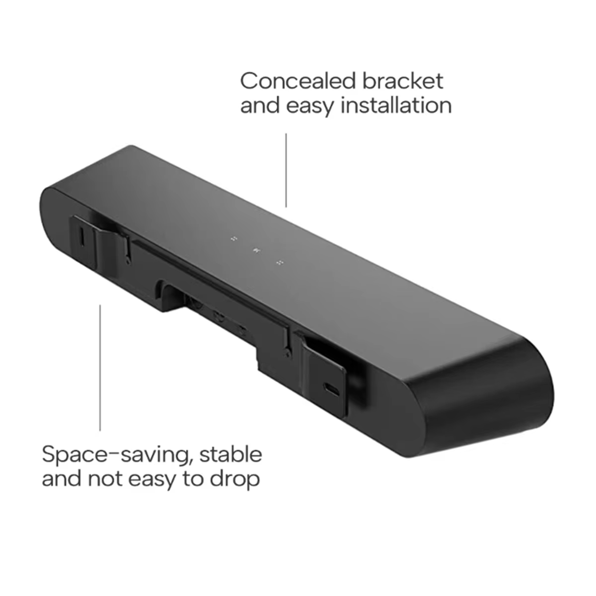 ABUOSoundbar support de montage mural support de montage de Style flottant pour sonos Ray barre de son montage mural sous TV