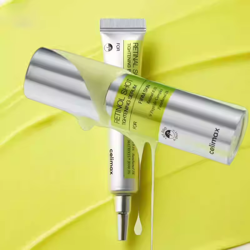 Celimax Set Vita A Retinal Shot : Booster Raffermissant au Rétinal Liposomé pour Réduire les Pores, Resserrer les Vergetures et Éclaircir la Peau