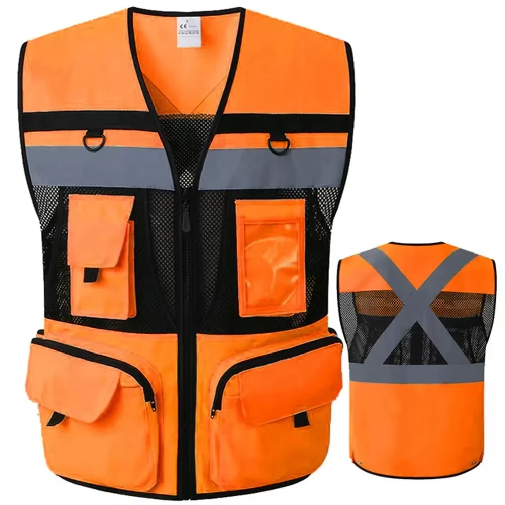 Gilet de sécurité haute visibilité avec Logo personnalisé