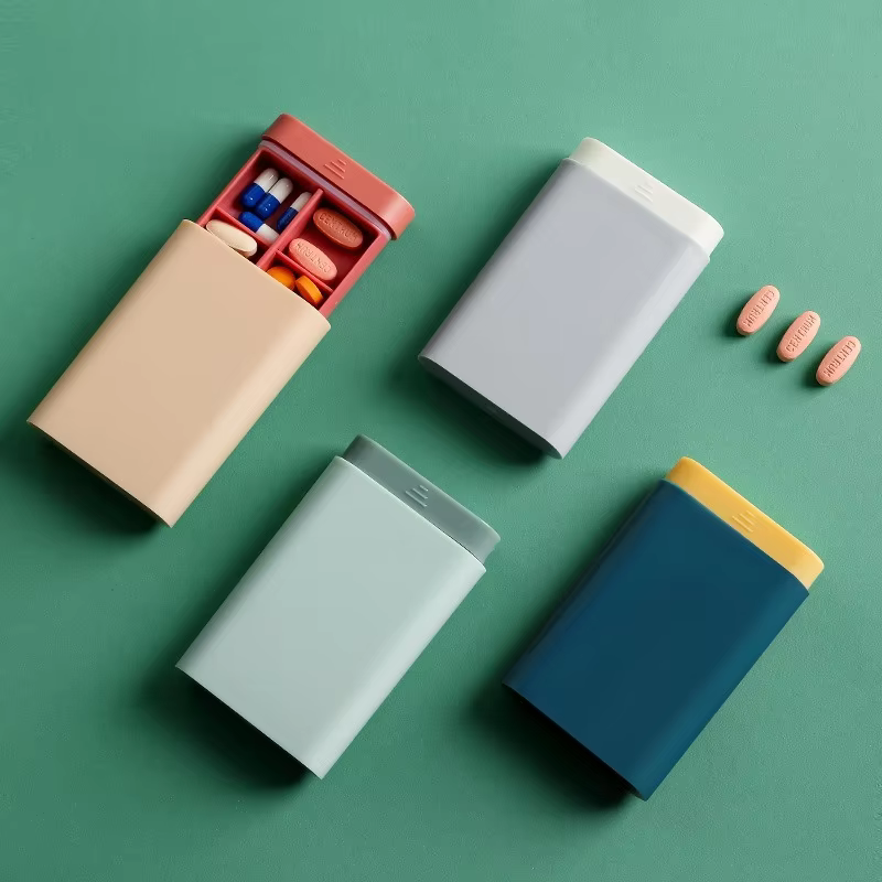 Mini petite boîte à vitamines de voyage Portable