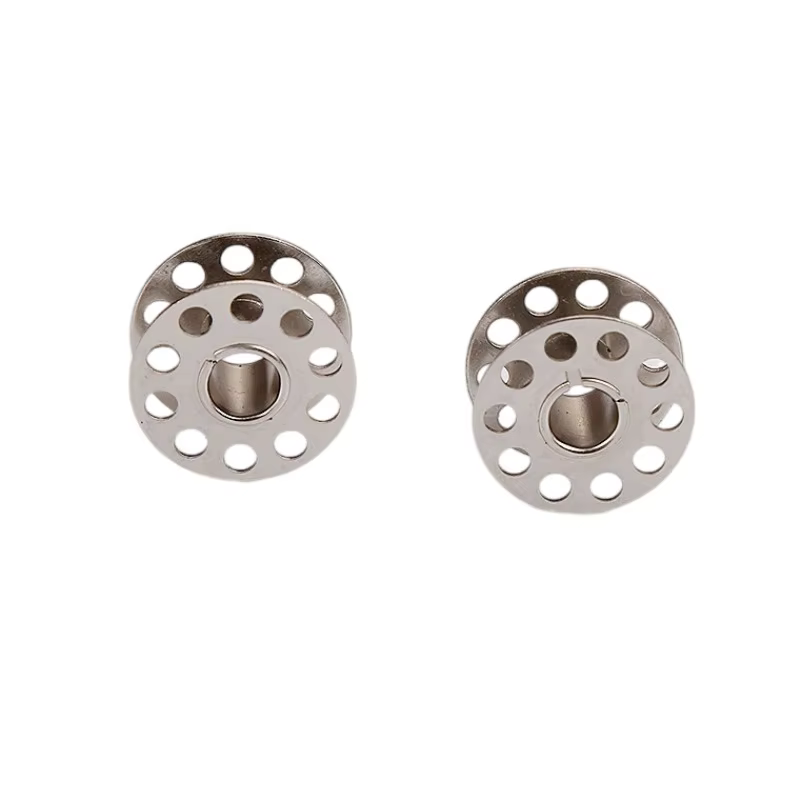 Boîtier de canette + 10 bobines métalliques pour Brother Janome Singer, Machine à coudre domestique, accessoires, outils, 2 pièces