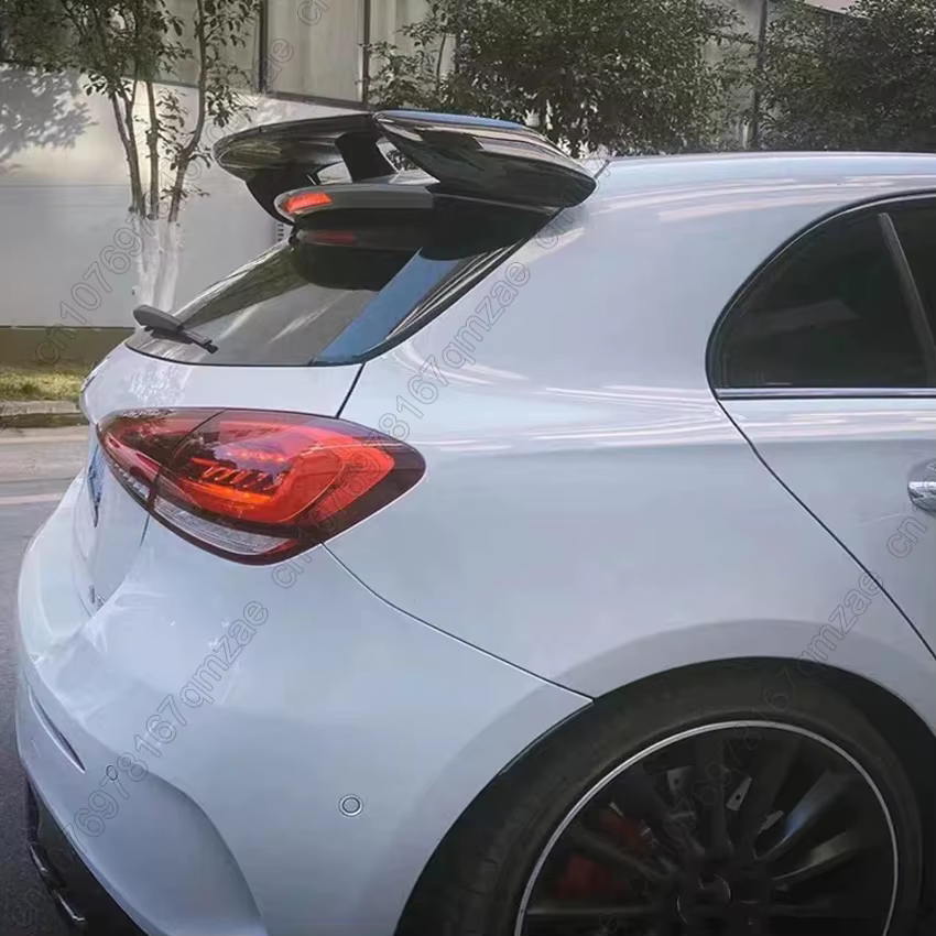 Aileron de toit arrière pour mercedes-benz classe A W177 A180 A200 A220 A250 A260 A35 A45 AMG 2018 – 2022, ABS noir brillant