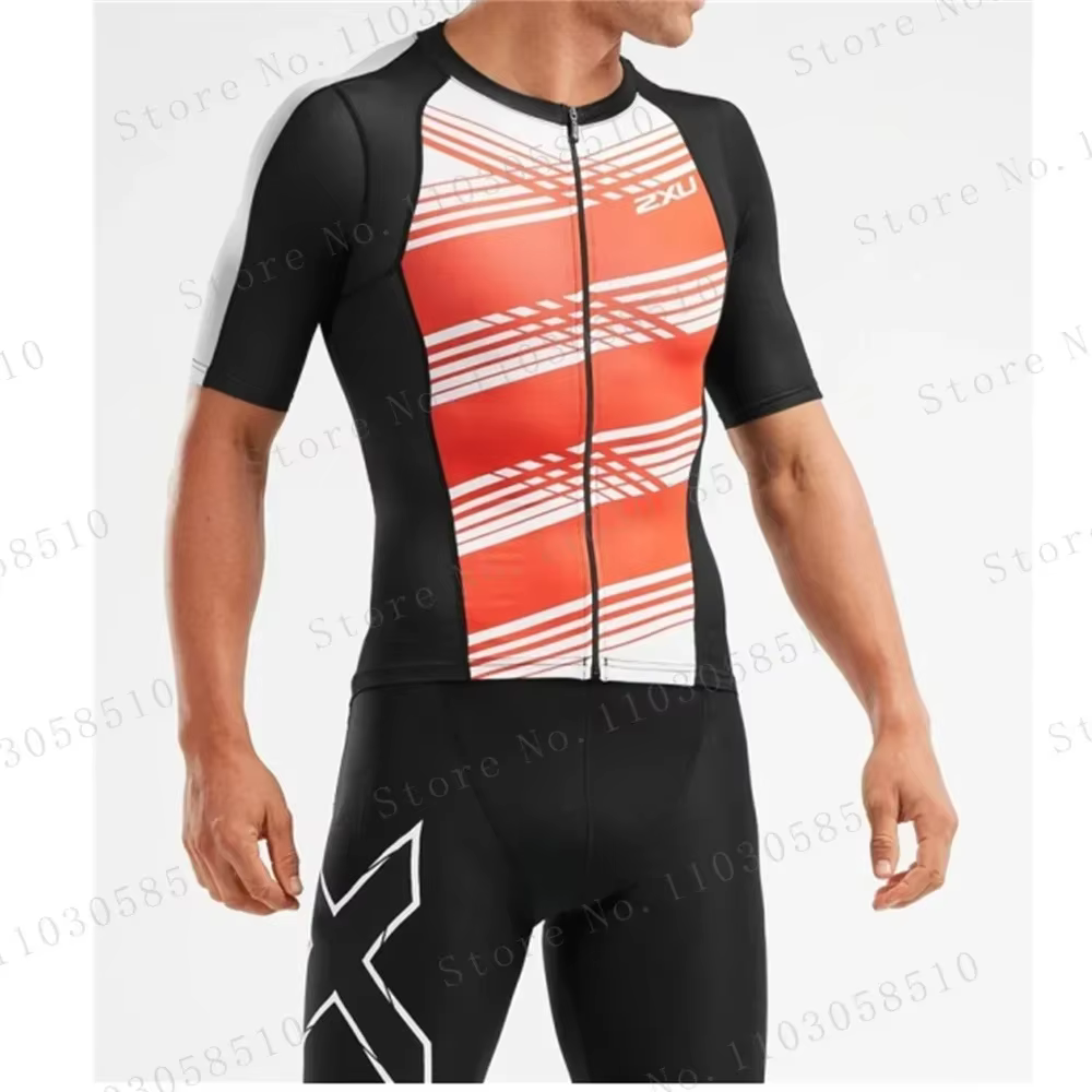 Zxuful hommes personnalisé sublimé Triathlon combinaison uniformes vélo maillot