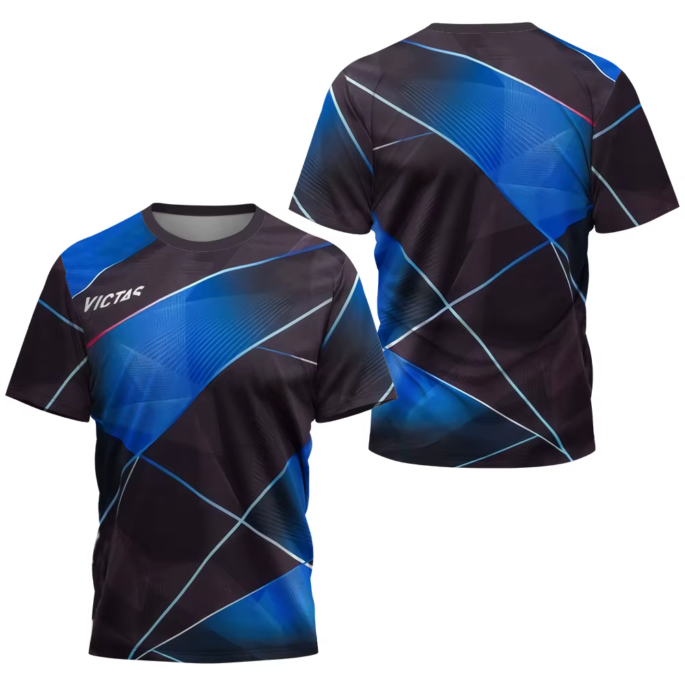 T-shirt pour homme, vêtements de sport de tennis de table
