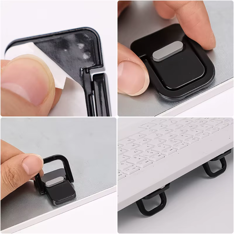 2 supports pour clavier, mini support pour ordinateur portable de bureau, support portable pour ordinateur portable compatible avec MacBook Air Pro, Dell XPS, HP et plus.