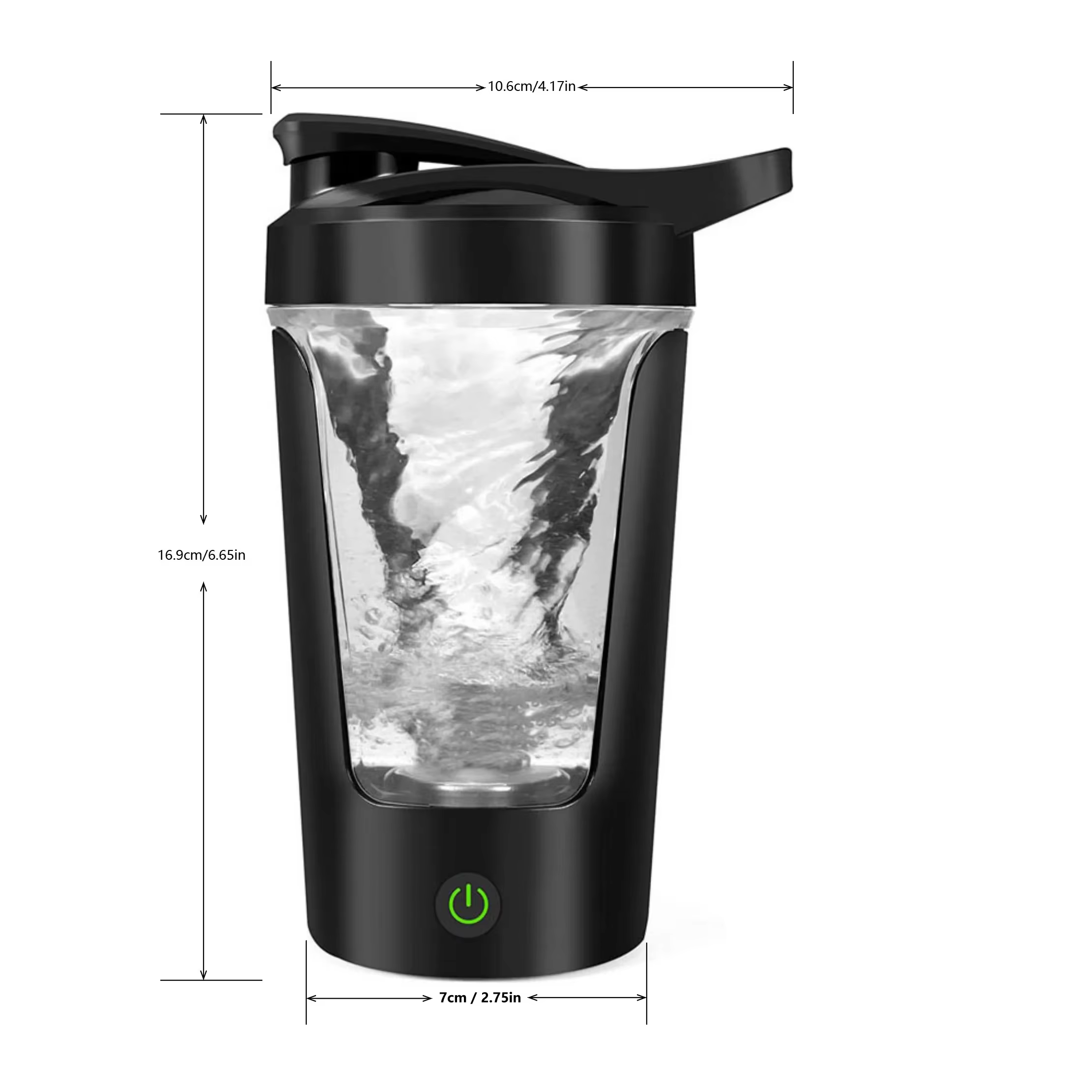 Tasse de mélange électrique de 450ml, mélangeur de bouteilles Portable pour poudre de protéines, pour voyage, maison, bureau, outils de cuisine
