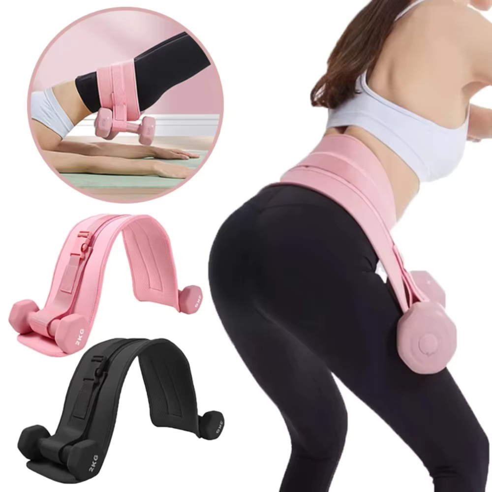 Ceinture d'exercice pour Hip Thrust, entraînement efficace des fessiers, entraînement de la taille avec poids, kettlebells, fitness, sport, support de poids