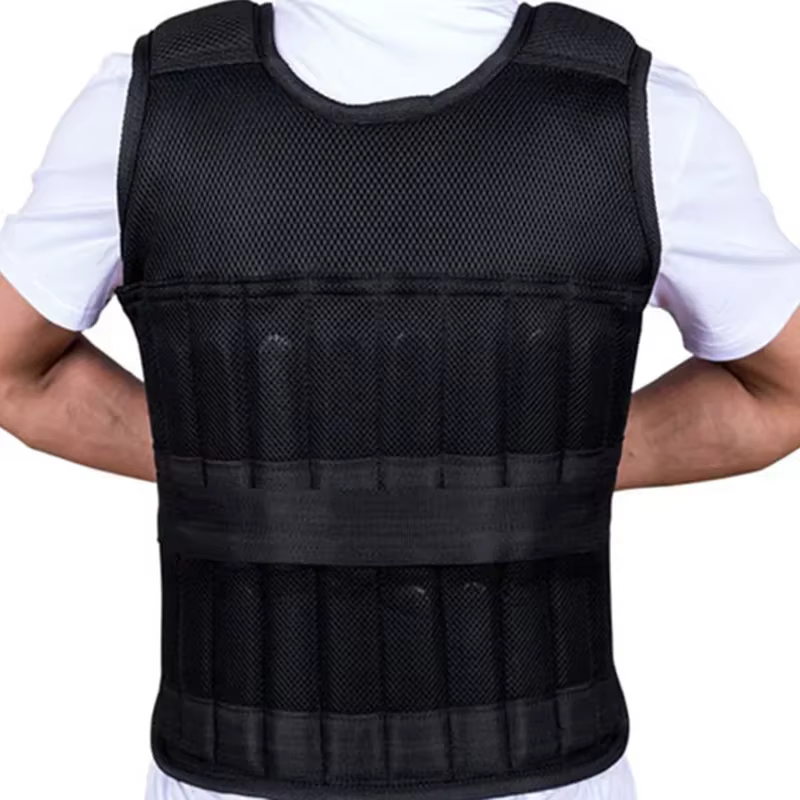 Nouvelle veste d'entraînement équipement de Fitness de gymnastique 15/35KG gilet de poids de chargement réglable