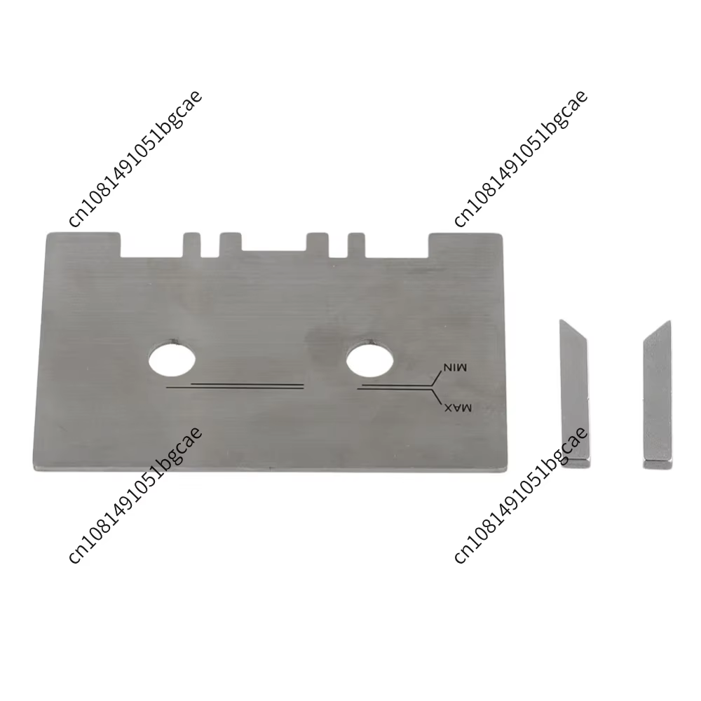 Kit de gabarits de guidage haute précision pour alignement mécanique avec 2 barres de vérification, facile à installer, argenté