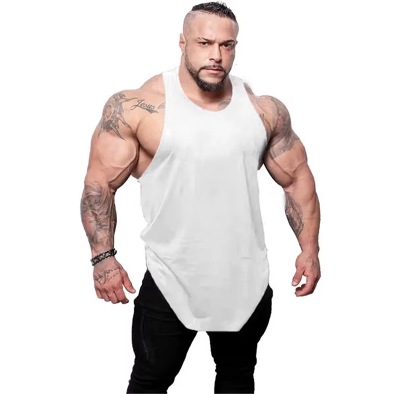 Débardeur de sport décontracté en coton pour homme