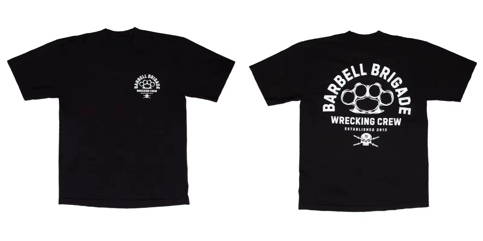 T-shirt de sport et de fitness Barbell Brigade pour hommes et femmes