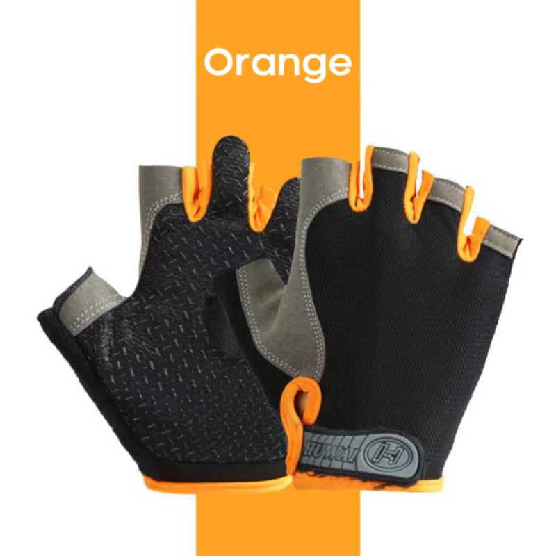 Gants de cyclisme demi-doigts pour homme et femme