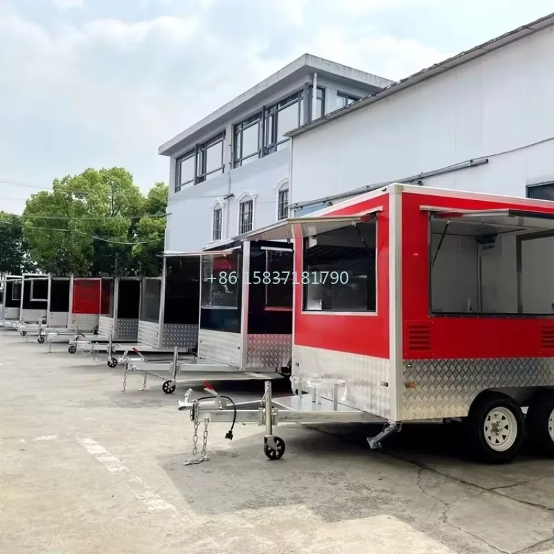 Kiosque de rue, Camion de restauration rapide, Remorque alimentaire, Chariot de cuisine mobile, Camion de pizza, Camion-restaurant, Prix