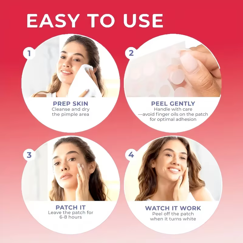 1200 pièces/ensemble de patchs hydrogel pour la couverture de l'acné, adaptés aux hommes et aux femmes, adaptés à tous les types de peau
