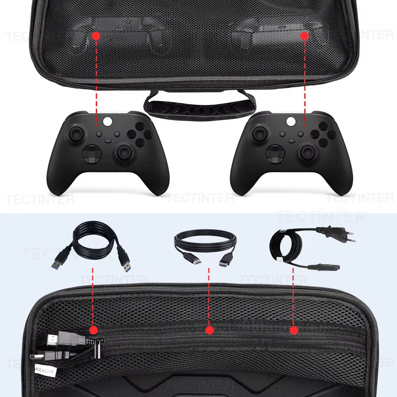 Sac de transport rigide pour manette de console Xbox Series X, étui de protection de voyage, coque, accessoires