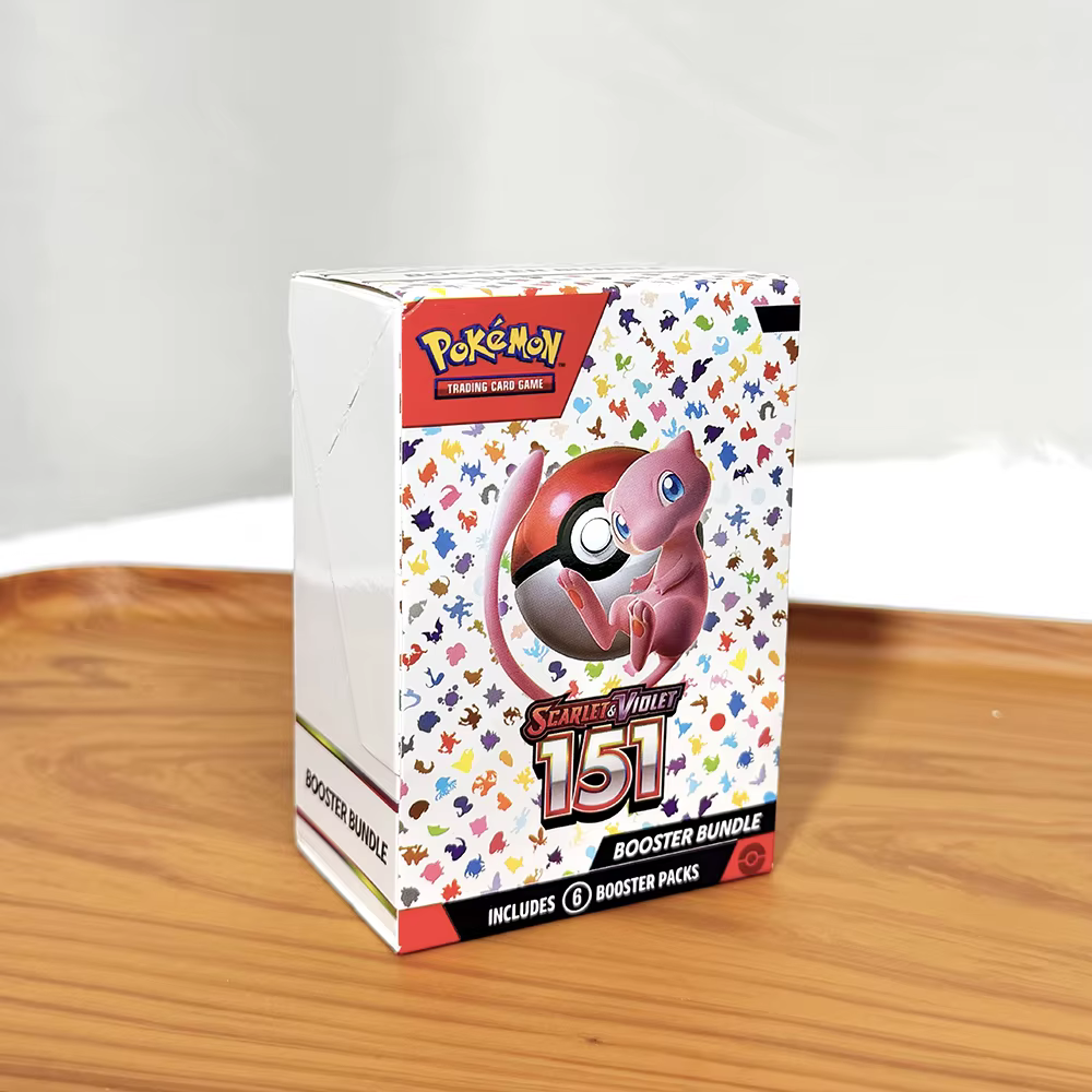 Lot de cartes Pokémon v10, paquet de boosters Destined Rivals Prismatic Evolutions Scarlet Violet 151, collection de cartes boosters anglaises, cadeaux