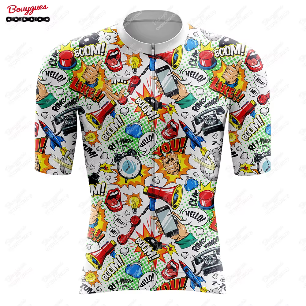 Maillot de cyclisme hommes haut de vélo vtt chemise