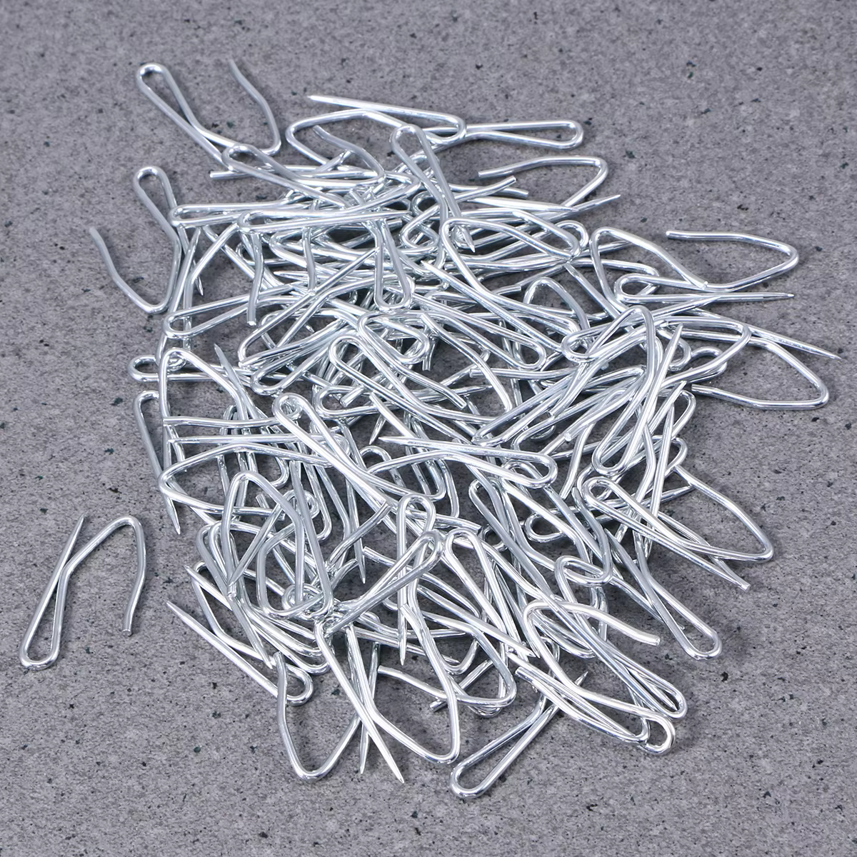 100 pièces crochets de rideau en métal crochets de suspension cintre pour rideau de fenêtre/rideau de porte/rideau de douche