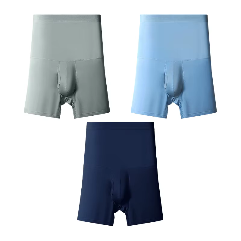 3 pièces sous-vêtements de sport pour hommes: taille haute