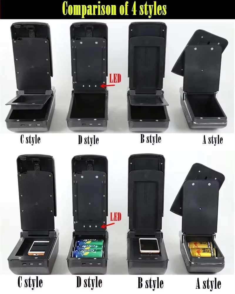 Accoudoir de voiture pour Seat Ibiza, boîte de rangement centrale, rénovation intérieure avec USB, accessoires de voiture, pour Seat Ibiza 6j Ibiza 6L