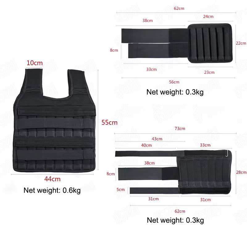 Veste d'entraînement de boxe à chargement réglable
