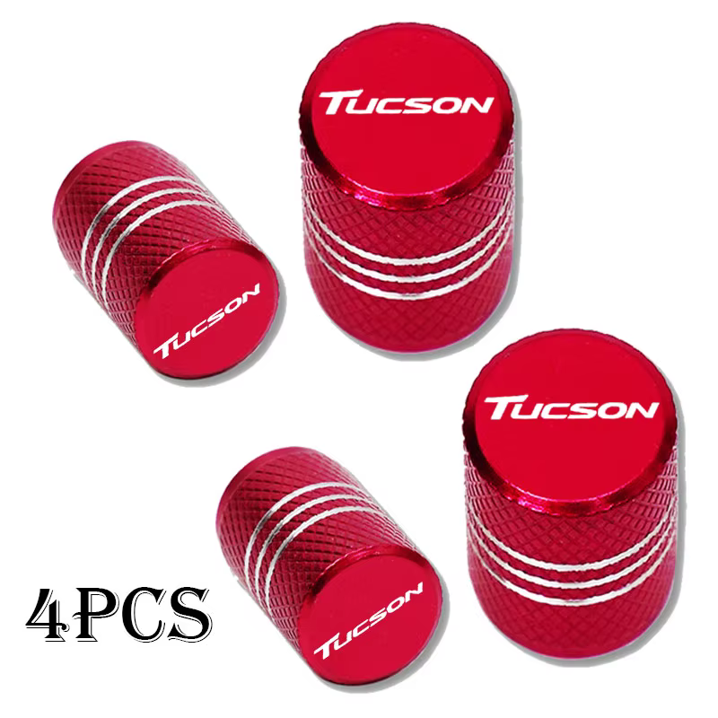 Bouchons de Valve de pneu de roue de voiture, accessoires pour Hyundai Tucson, couvercles de tige de pneu, étanche à la poussière d'air