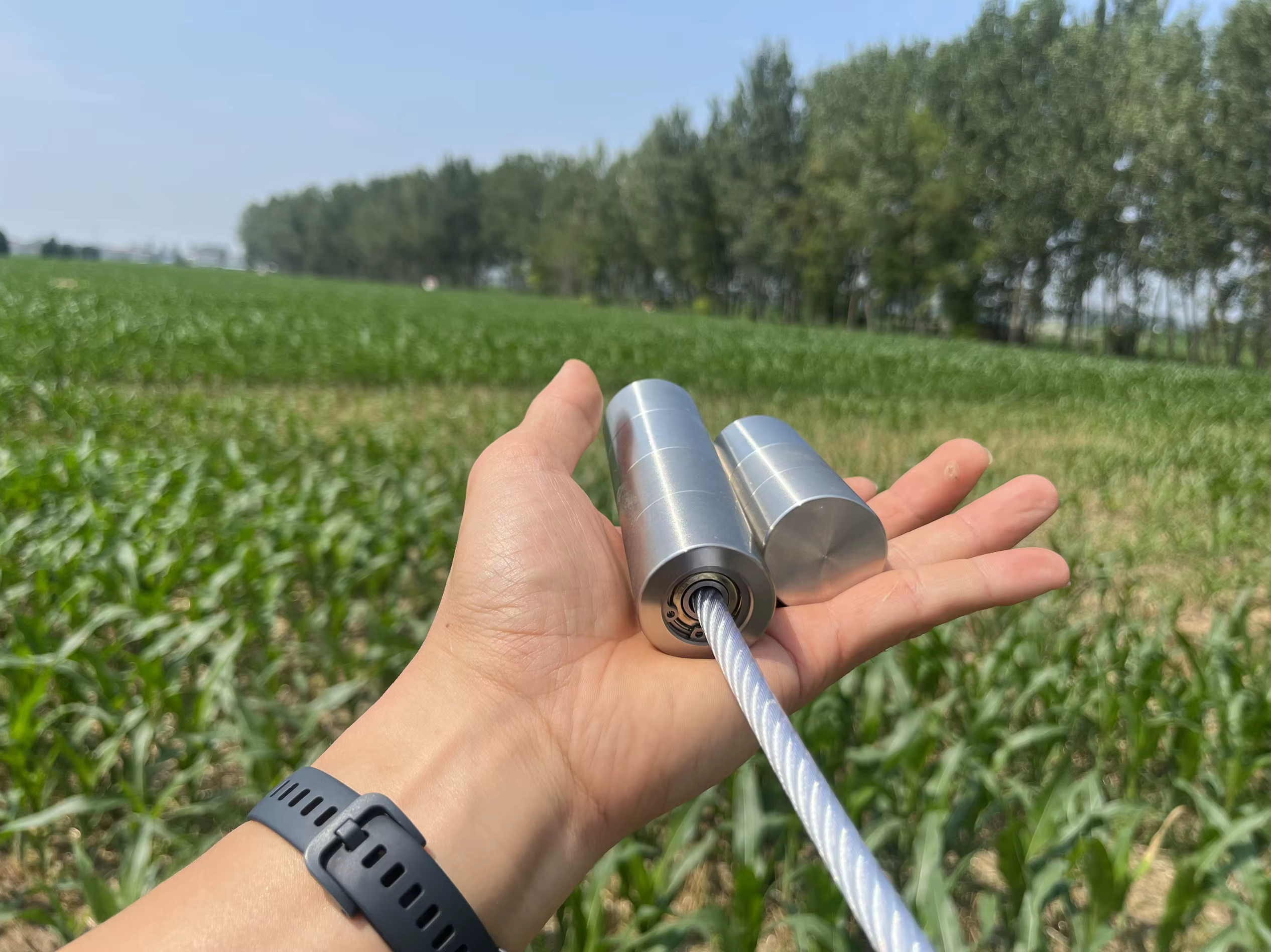 Corde à sauter à roulement Hercules solide en acier inoxydable