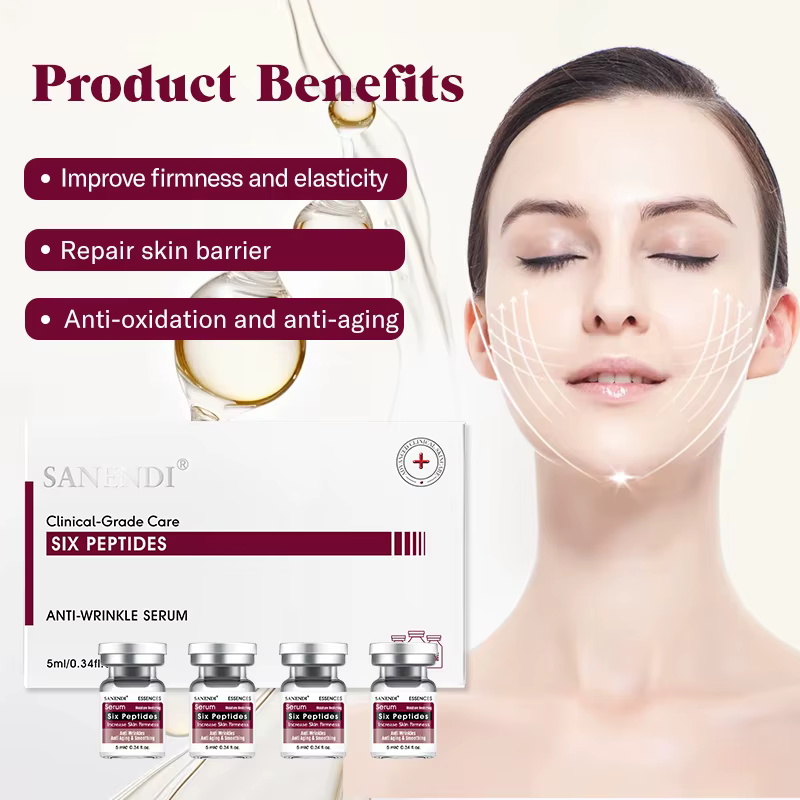 Ampoule à Six Peptides, sérum à l'acide hyaluronique pour le visage, Dr.Pen, Solution d'acné, réparation, soins hydratants pour la peau, coréen, 10 pièces/boîte