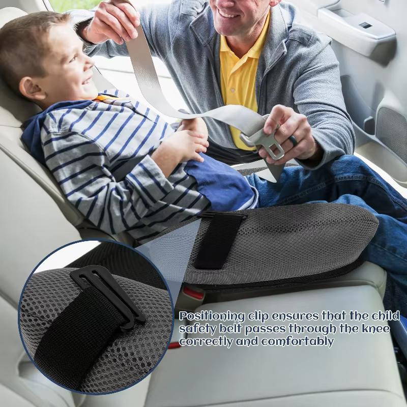 Coussin de siège rehausseur de voiture gonflable, siège rehausseur Portable avec sac de rangement, tapis de voyage confortable et de sécurité en PVC pour enfants en bas âge