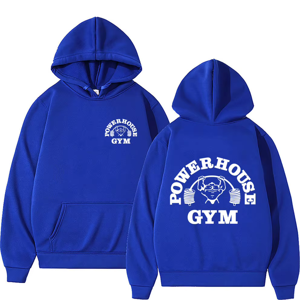 Powerhouse Gym Logo hommes et femmes sweats à capuche Harajuku Geek Fitness