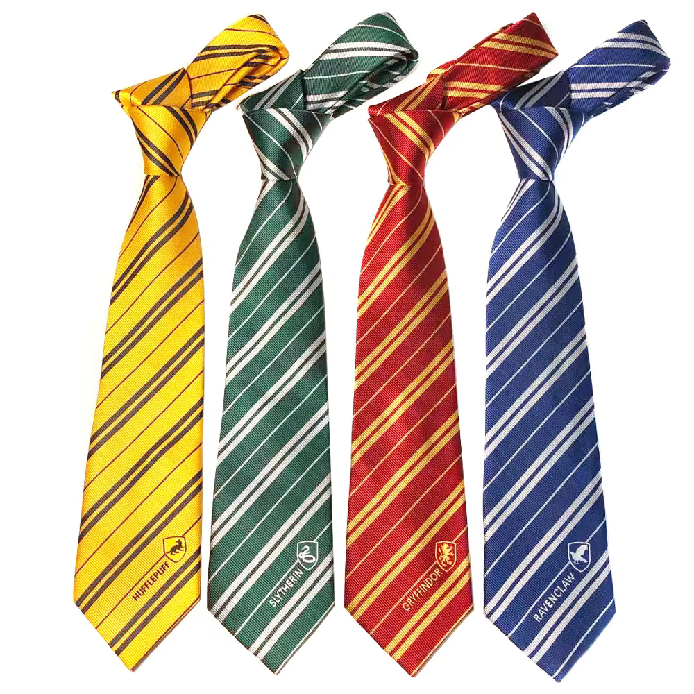 Cravate Harry Potter Magic Academy ; Cravate JK pour femme ; Cravate Serpent Slytherin ; Cravate Fandora ; Cravate Ravenclaw ; Cravate Hufflepuff ; Style DK