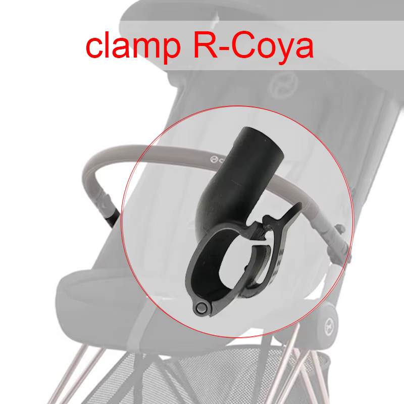 Base d'accoudoir de poussette pour Cybex Coya Bumosquito, pince de barre de pare-chocs, clip de clôture de sécurité, connecteur de fixation parfait, accessoires pour bébé Bumosquito