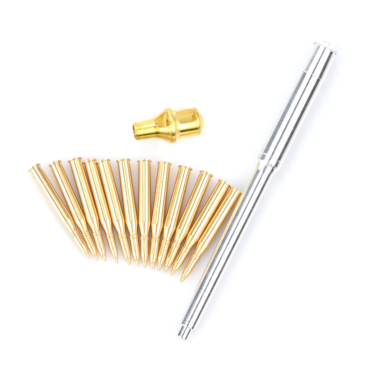 Kit de baril en métal en aluminium avec coques en laiton, accessoires de modèle précieux Tiger I, pièce de mise à niveau, Tamiya 35216/35227, 1/35, allemand, 1 jeu