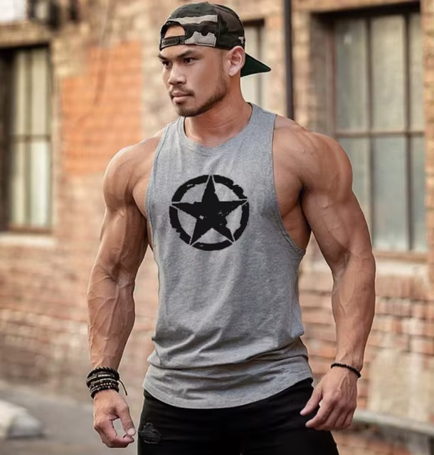 Sweat-shirt sans manches vêtements de Fitness gilets homme musclé Singlet hommes chemise de sport vêtements pour hommes haut pour Fitness Stringer gilet hauts