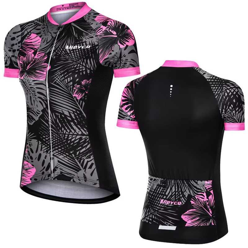 Maillot de cyclisme à manches courtes pour femme