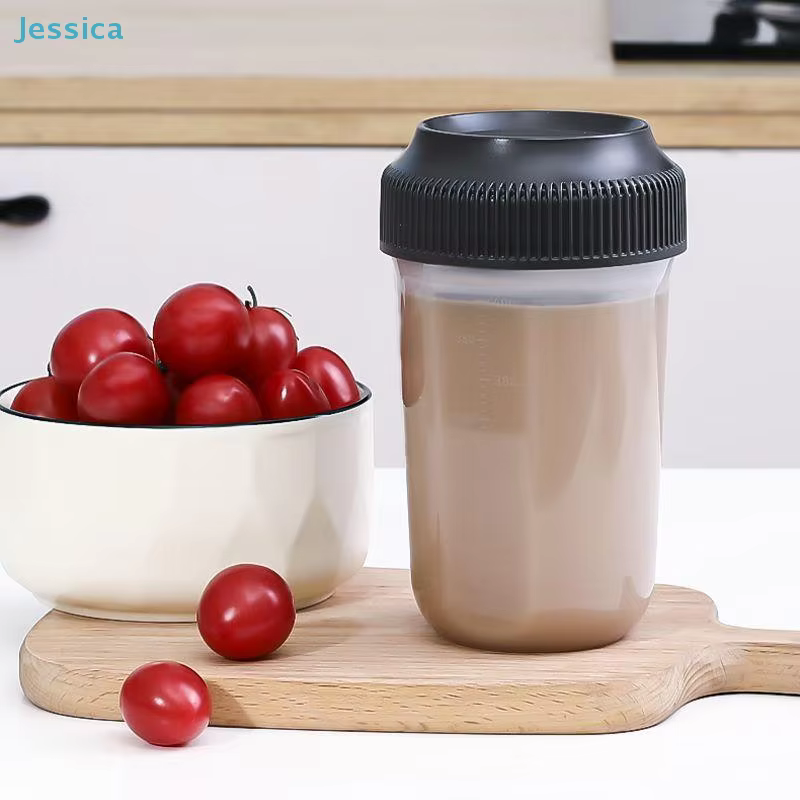 ♥ Bouteille shaker multifonction pour protéines - Gobelet en plastique sans BPA de 560 ml