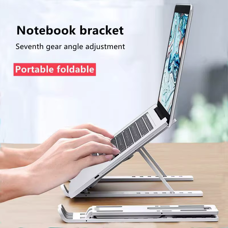 Support pliable pour ordinateur portable 8 vitesses /KQM/Accessory – Socle réglable et support de refroidissement portable pour ordinateur portable