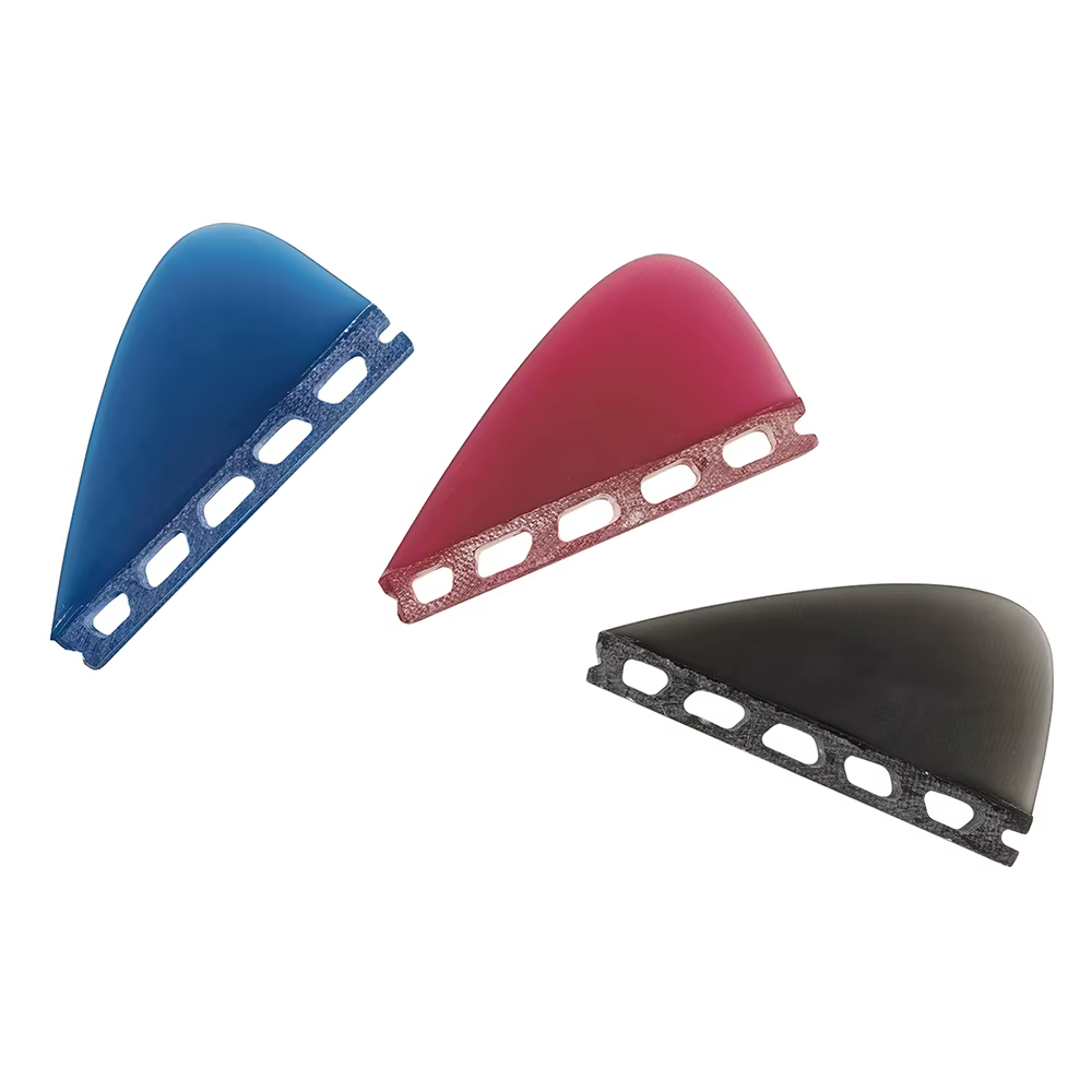 Aileron de planche de SUP UPSURF FCS/UPSURF FUTURE à double fixation, aileron central Knubster, aileron central de surf bleu