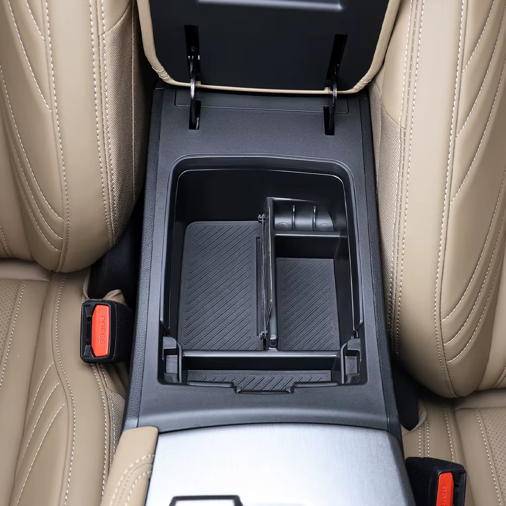 Pour Renault Grand Koleos 2024-2026 LHD, Boîte de rangement accoudoir ABS, Organisateur de plateau central de console, Accessoire de décoration intérieure automobile