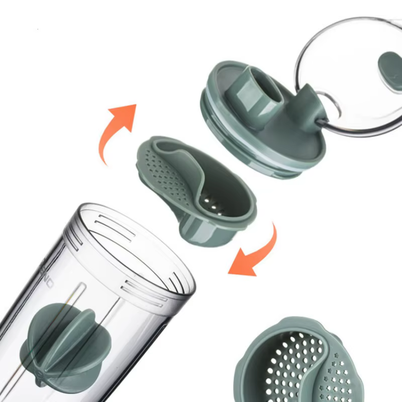 Bouteille Shaker avec Boule en Plastique Sans BPA