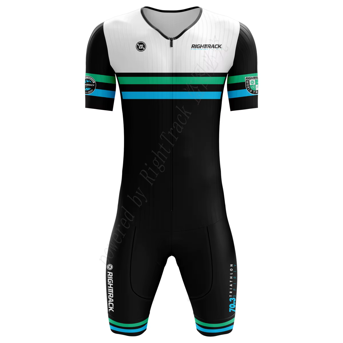 Nouveau Triathlon 70.3 Trisuit Champ du monde combinaison à manches courtes vêtements natation cyclisme course