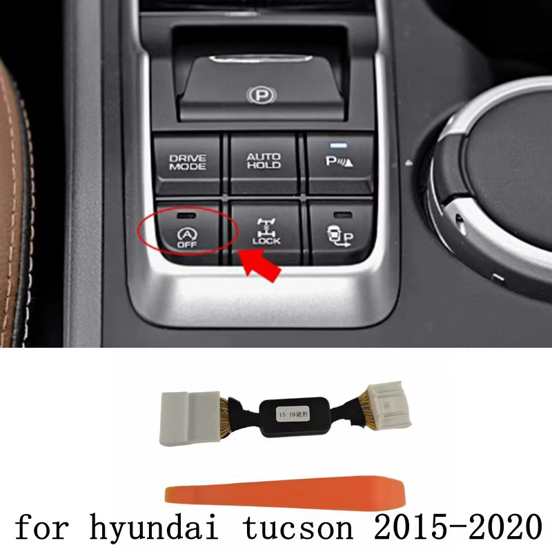 Accessoires pour Hyundai Tucson 2015-2020, système de contrôle du moteur à arrêt et démarrage automatiques, capteur, câble de suppression de l'arrêt automatique, 1 ensemble