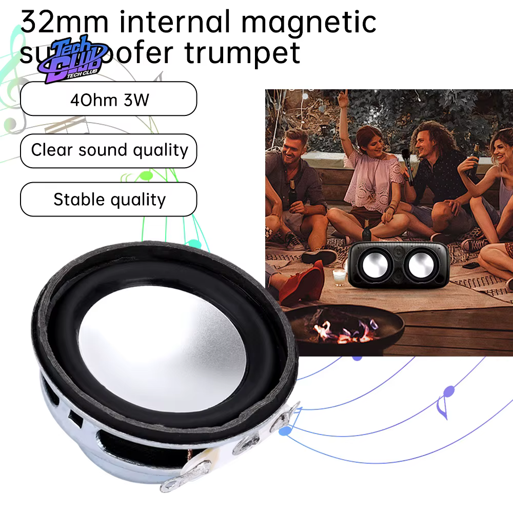 Mini haut-parleurs Audio 27MM 4 Ohm 3W basse multimédia haut-parleurs Audio Woofer Home cinéma haut-parleur bricolage Kit électronique