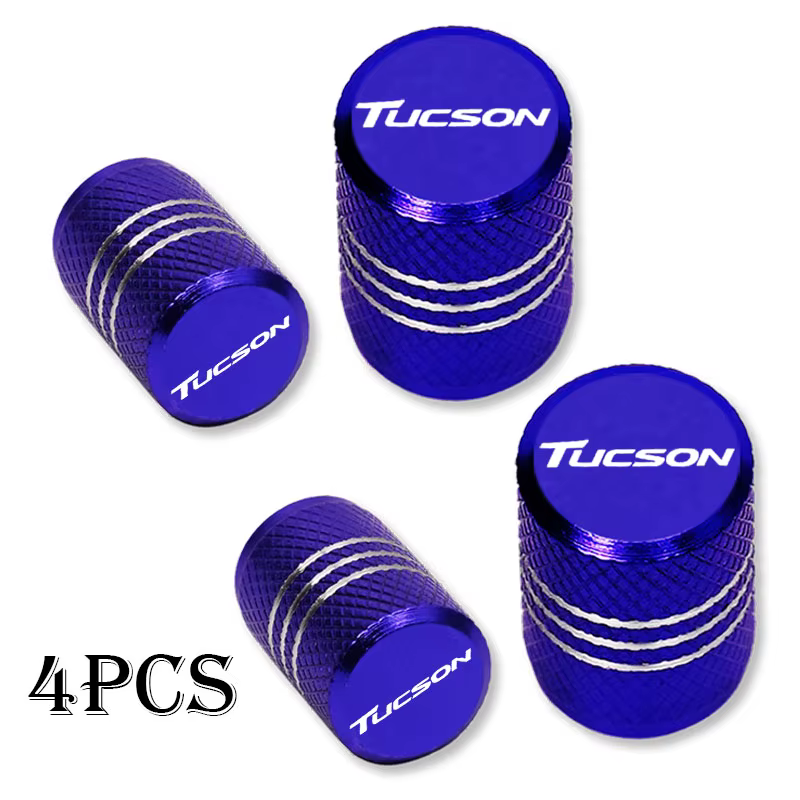 Bouchons de Valve de pneu de roue de voiture, accessoires pour Hyundai Tucson, couvercles de tige de pneu, étanche à la poussière d'air