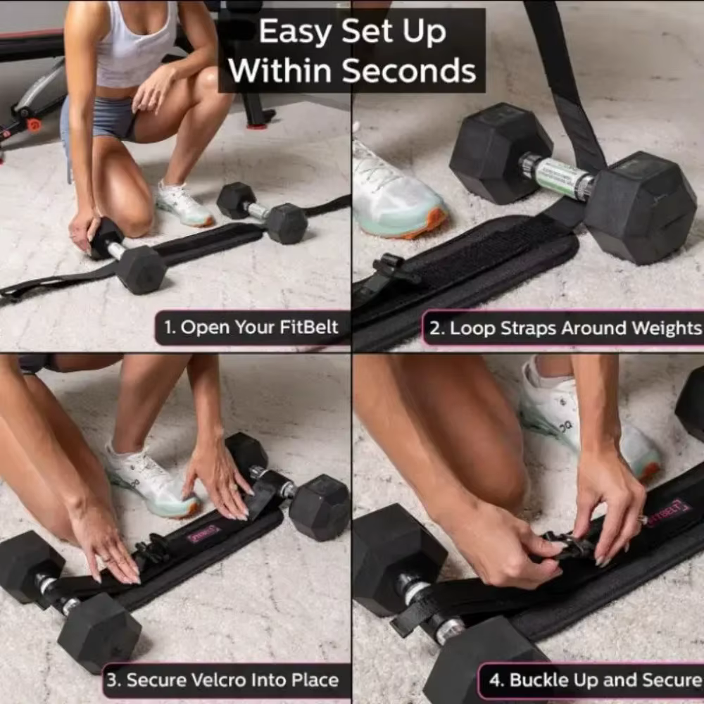 Ceinture d'exercice pour Hip Thrust, entraînement efficace des fessiers, entraînement de la taille avec poids, kettlebells, fitness, sport, support de poids